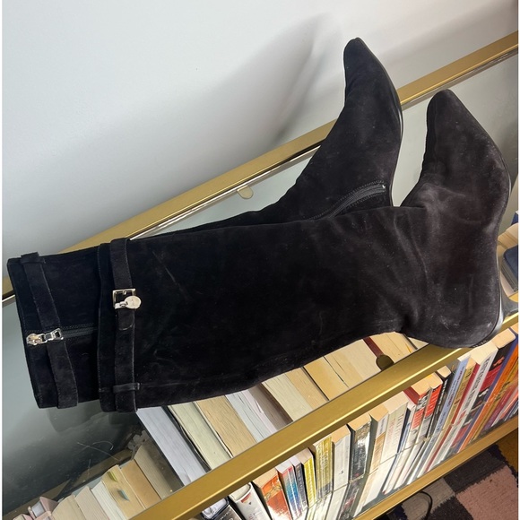 Good condition Authentic PRADA Black Boots with mini .5” heels - Picture 2 of 9